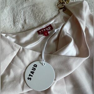 STAUD MINI CHAMPAGNE DRESS 6